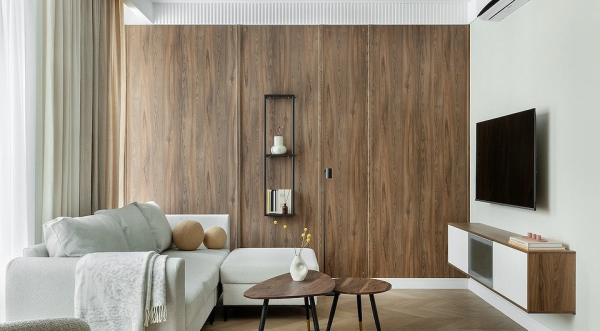 Интерьер с деревянными стенами: 97 фото и идей для вдохновения | ivd.ru