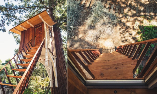 Лестница-бабочка приведет в сказочный домик на дереве (Rivendlle).
