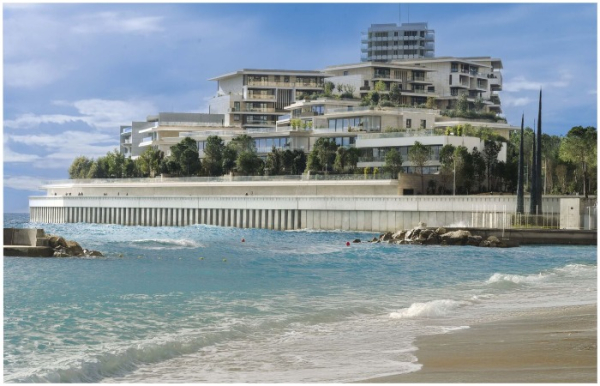 Район-півострів справді вражає масштабами будівель, джерело енергії якого – геотермальна система. Район-полуостров действительно впечатляет масштабами построек, источник энергии которого - геотермальная система.