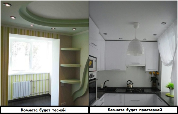 Выбирайте простой и лаконичный потолок