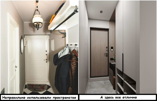 Установите встроенный шкаф