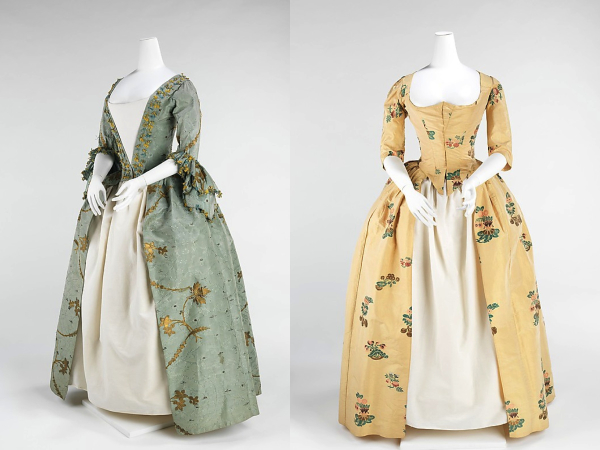 Женские платья, Англия.  Фото: historiadeltraje.com.