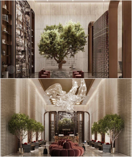 Роскошная зелень внутри помещений.