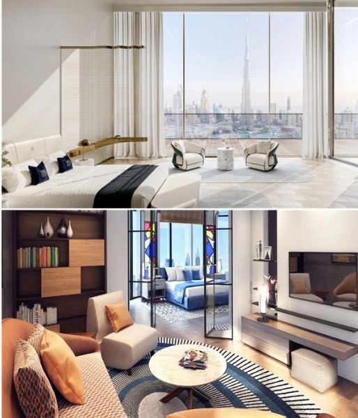 Роскошные интерьеры апартаментов и квартир.