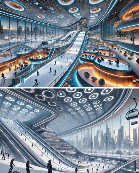 Ледовая феерия Huafa Snow Centre.