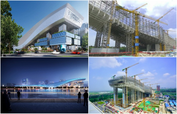 Торгово-развлекательный центр Huafa Snow Centre с горнолыжной трассой на крыше.