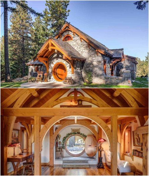 Входная часть «Дома хоббита в Драгонфлай-Нолл».