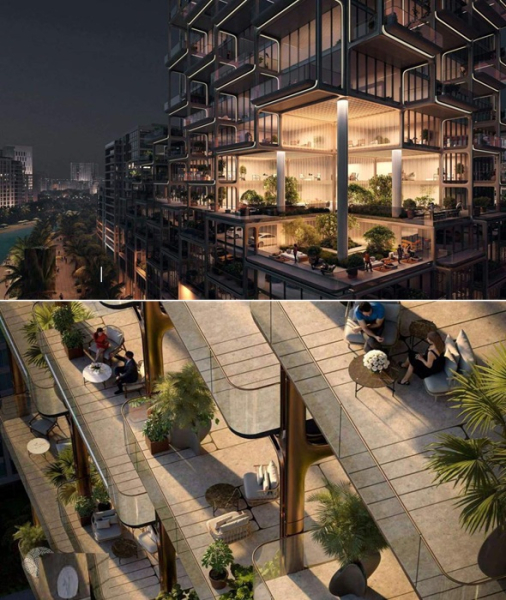 Балконы превратят в сады.