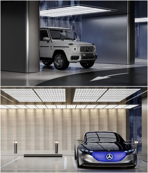 Подземная 4-уровневая парковка.