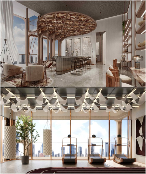 Изысканные общественные зоны.