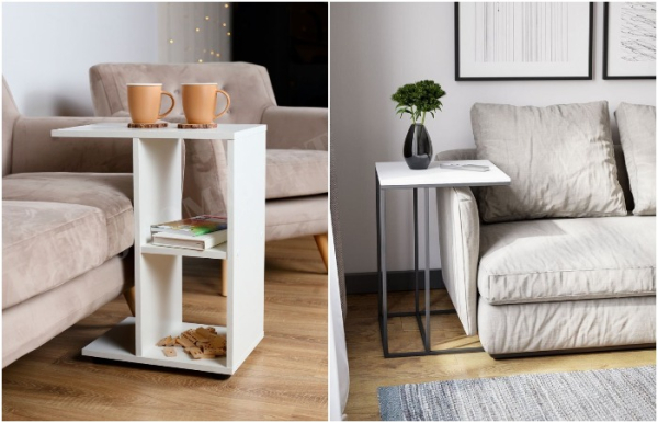 Варианты придиванных столиков