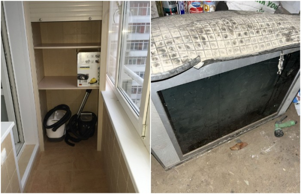 На балконе лучше не хранить телевизор и пылесос