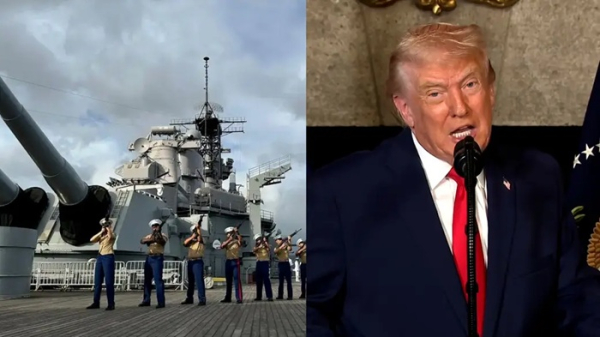 Президент США анонсировал разработку новых кораблей, которые назвал в честь себя. /Фото: globalnews.ca