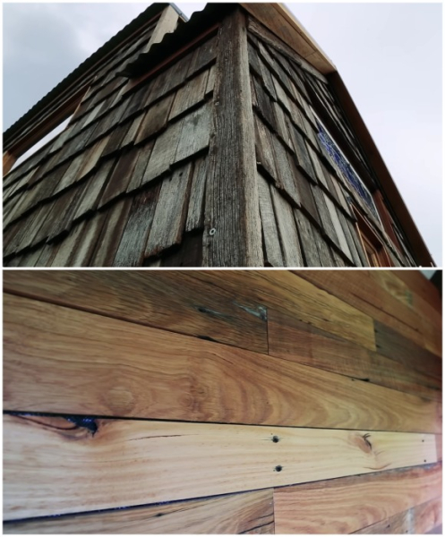 Заборные доски стали основным строительным материалом.