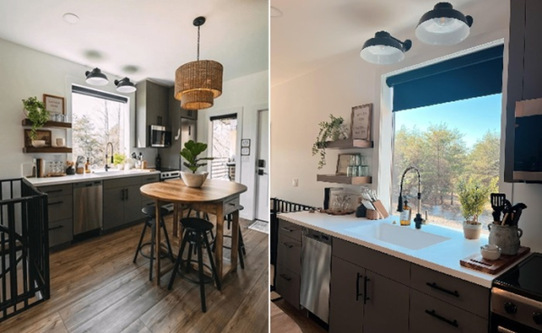 Прекрасно оборудованная кухня.