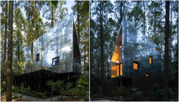 Світловідбивний фасад. Светоотражающий фасад.