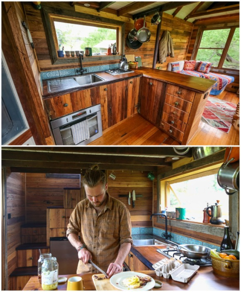 Прекрасно оборудованная кухня.