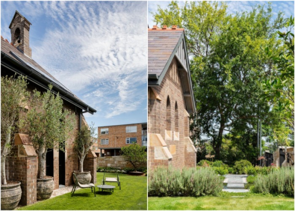 Зелена зона на задньому дворі The Church Residence. Зеленые зоны на заднем дворе The Church Residence.