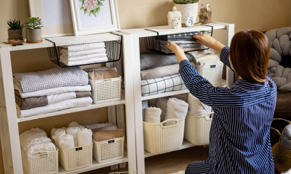 Пересмотрите полотенца и постельное белье. / Фото: thevoicemag.ru