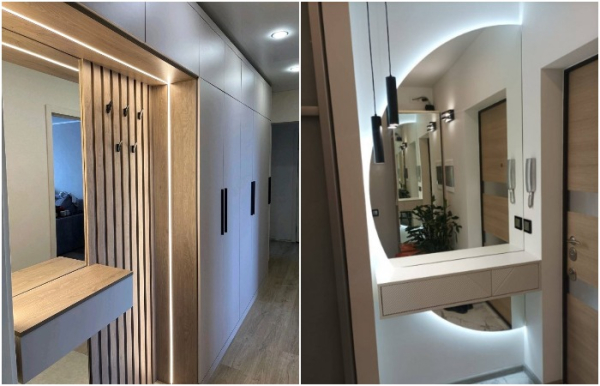 Подсветка шкафа и зеркала