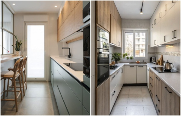 Як оформити вузьку кухню, щоб вона не стала тісним вагоном: 5 дизайнерських…