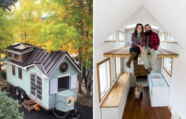 Заміський мобільний будинок у 15 «квадратів», збудований ентузіастами сталого життя.