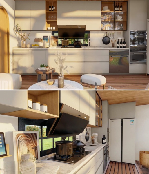 Современная и функциональная кухня.