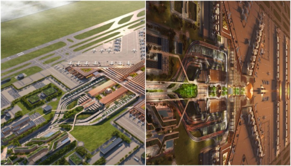 Аеропорт BIA оточують парки та сади. Аэропорт BIA окружают парки и сады.