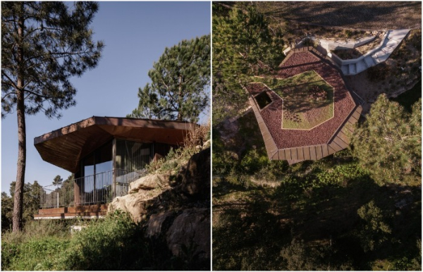 Будиночок року: нетрадиційний притулок, прихований у лісах Португалії