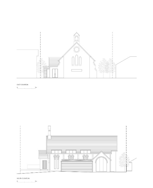 Креслення The Church Residence. Чертеж The Church Residence.