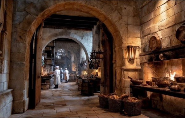 На кухне было теплее всего.