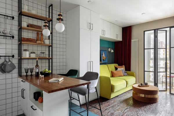 Кухня, зона відпочинку та система зберігання Кухня, зона отдыха и система хранения