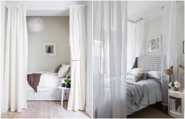 Штори можуть бути щільними або прозорими Шторы могут быть плотными или прозрачными