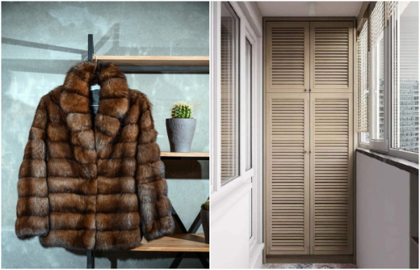 Повесьте шубу в шкаф