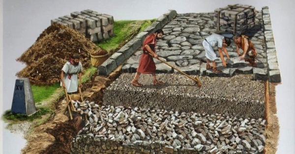 Будівництво дороги Фото:techinsider.ru Строительство дороги Фото:techinsider.ru