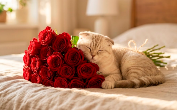 Які квіти не можна дарувати на 8 березня, якщо в будинку кішка