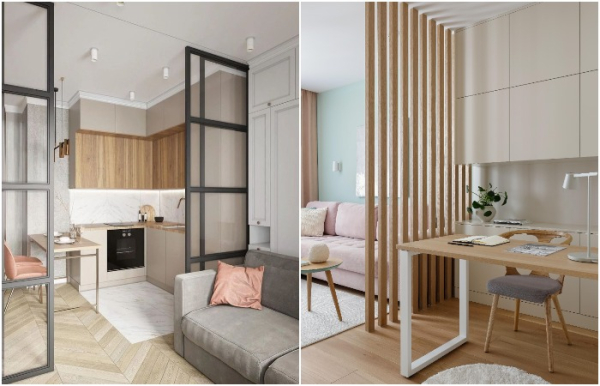 Головна 27 6 варіантів, як зонувати студію 25 квадратів, якщо в ній мешкають дві людини