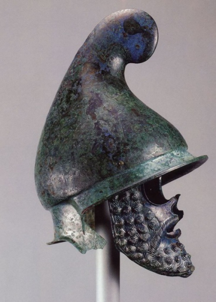 Один из самых известных шлемов античной истории. /Фото: http://theminiaturespage.com/