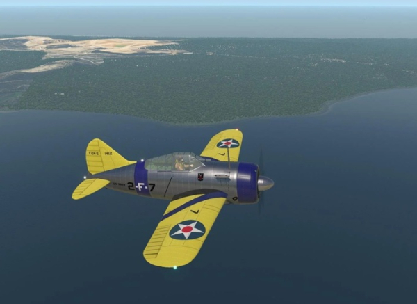 В войне на Тихом океане истребитель не проявил свои лучшие качества. Фото: forums.x-plane.org