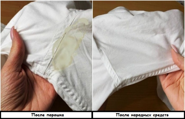 Головна 64 Чому звичайний порошок не виводить плями поту, а народні засоби справляються на ура
