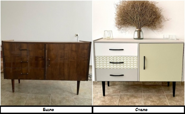 Реставрация старого комода. / Фото: ivd.ru