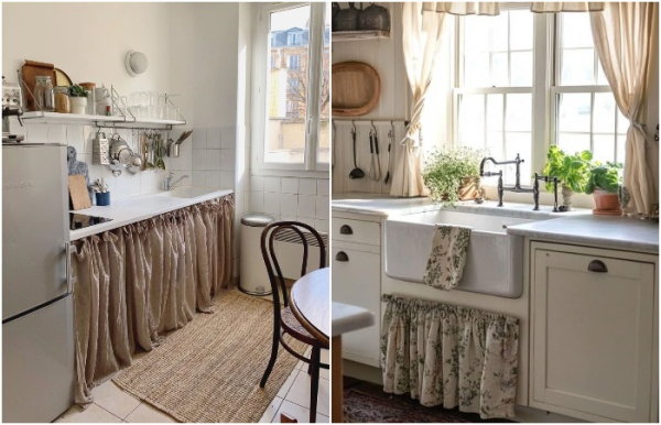 Варіанти використання шторки Варианты использования шторки