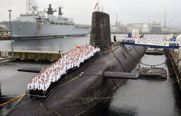 Подводная лодка класса Vanguard./ Фото: submarinersclub.ru
