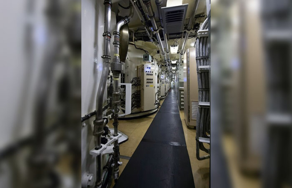 Отсек с ядерным реактором на Авангарде./ Фото: wikimedia.org