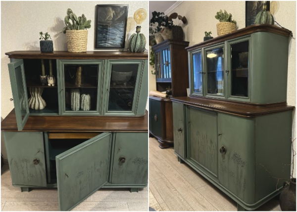 После покраски сервант будет, как новенький. / Фото: livemaster.ru
