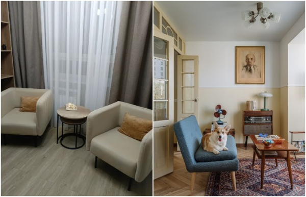 Замініть диван софою або кріслами Замените диван софой или креслами