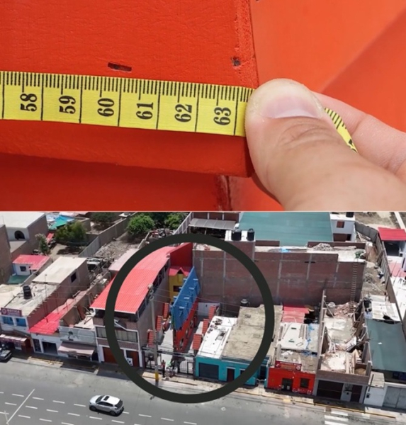 Перуанский узкий дом, претендующий на мировой рекорд. /Фото media.wakeup.sg