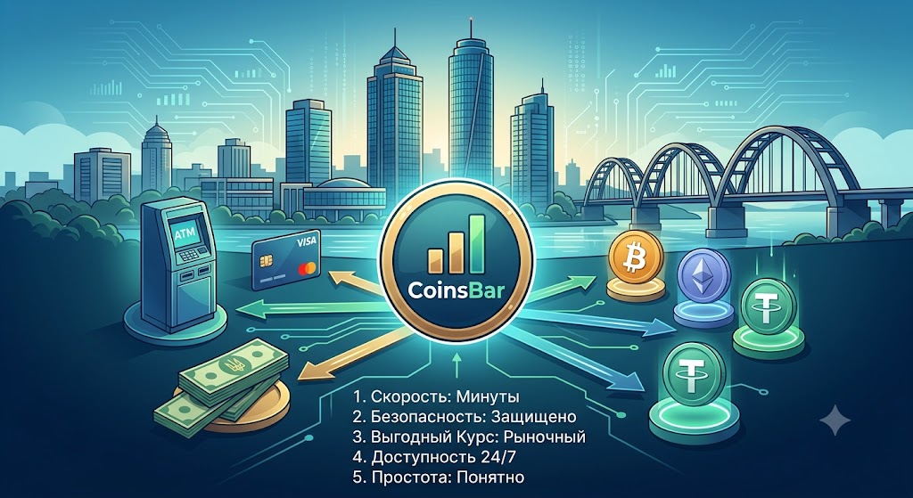 Финансовая автономия: как автоматизация вывела обмен цифровых активов в Днепре на новый уровень