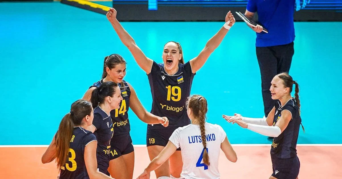 Збірна України здобула першу перемогу на жіночому Євро-2026 з волейболу 1 Жіноча збірна України з волейболу