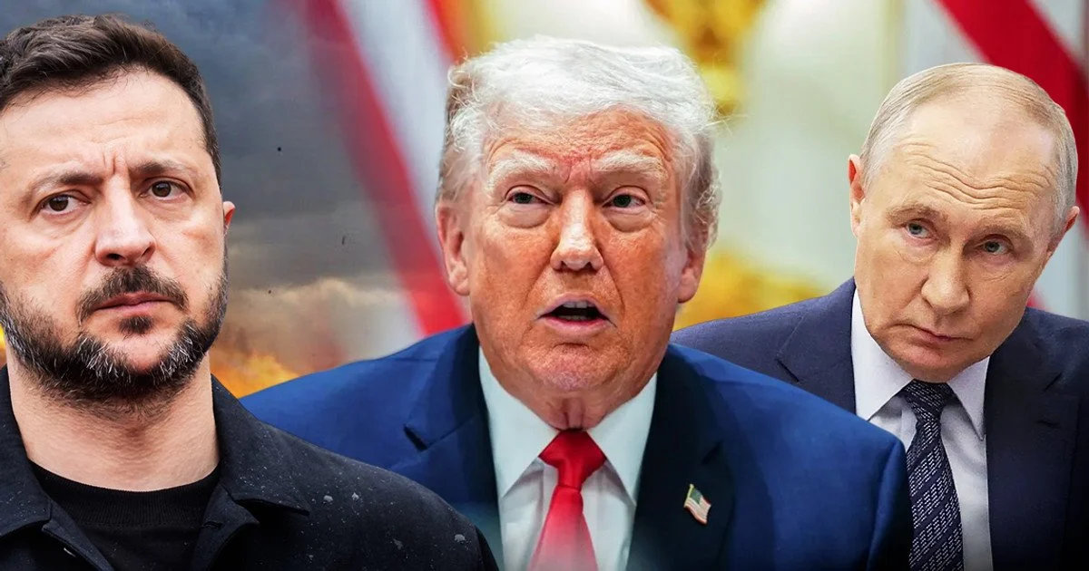 Володимир Зеленський, Дональд Трамп та Путін